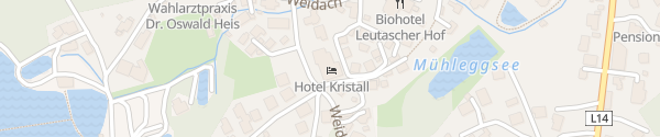Karte Hotel Kristall Leutasch