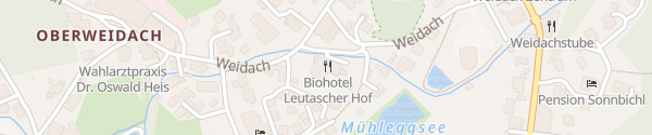 Karte Biohotel Leutascherhof Leutasch