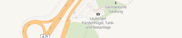 Karte Leubinger Fürstenhügel Sömmerda