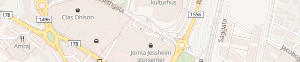 Karte Jessheim Storsenter Jessheim