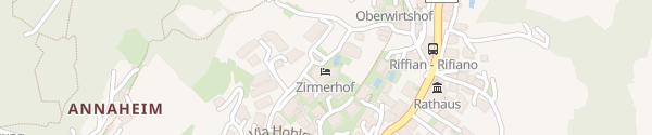 Karte Zirmerhof Hotel & Residence Riffian