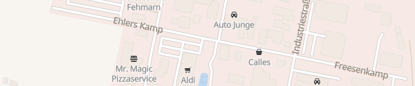 Karte ALDI Nord Ehlers Kamp Fehmarn