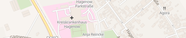 Karte Westmecklenburg Klinikum Helene von Bülow Hagenow