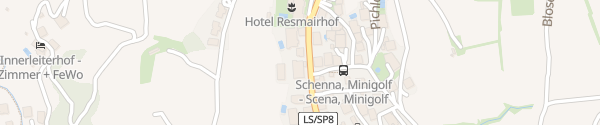 Karte Hotel Rochushof Schenna