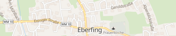Karte Gasthof zur Post Eberfing