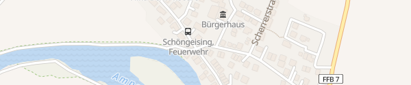 Karte Gemeinde Schöngeising
