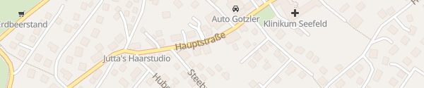 Karte Hauptstraße Seefeld