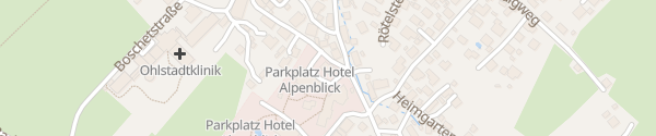 Karte Hotel Alpenblick Ohlstadt