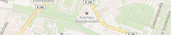 Karte Autohaus Böttche Oschersleben (Bode)