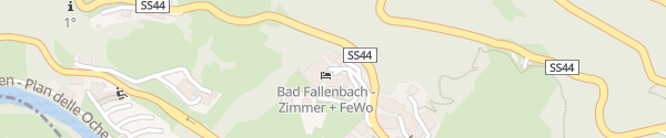 Karte Hotel Bad Fallenbach St. Leonhard in Passeier