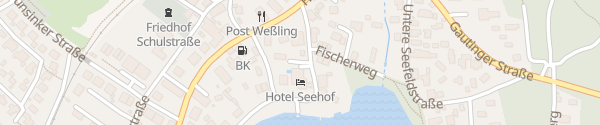 Karte Hotel Seehof Wessling Weßling