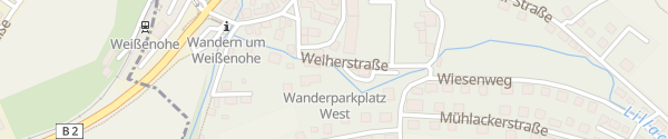 Karte Weiherstraße Weißenohe
