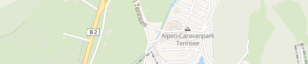 Karte Alpen-Caravanpark Tennsee Krün