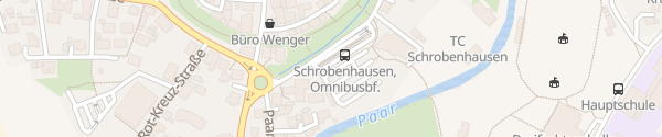 Karte Busbahnhof Schrobenhausen