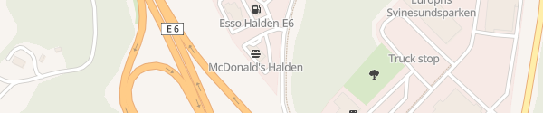 Karte McDonald's Halden