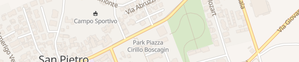 Karte Piazza Cirillo Boscagin Legnago
