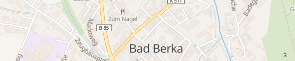 Karte Weimarische Straße Bad Berka