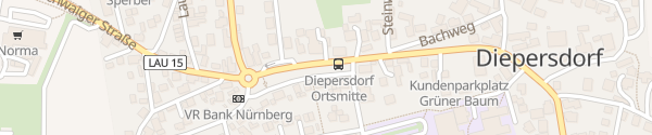 Karte Diepersdorfer Hauptstraße Diepersdorf
