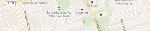 Karte Kaufland Sangerhausen