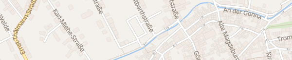 Karte Parkplatz Mühlendamm Sangerhausen