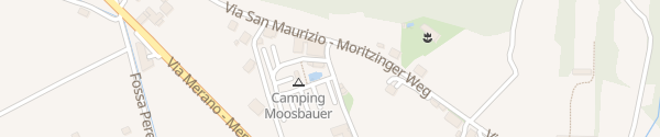 Karte Camping Moosbauer Bozen