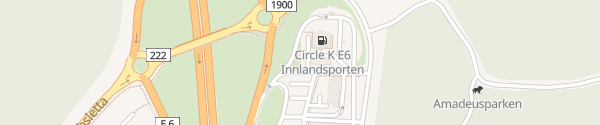 Karte Circle K Innlandsporten Tangen