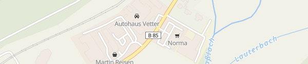 Karte Autohaus Vetter Pressig