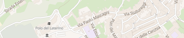 Karte Via Pietro Mascagni Siena