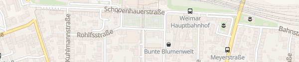 Karte Hauptbahnhof Weimar
