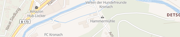 Karte Wohnmobilstellplatz Kronach