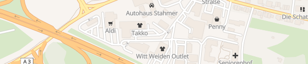 Karte Supercharger REWE Altdorf bei Nürnberg