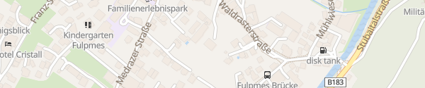 Karte Hotel Eschenhof Fulpmes