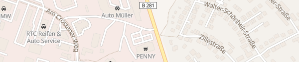 Karte Penny Saalfeld