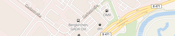 Karte Gadastraße Bergkirchen