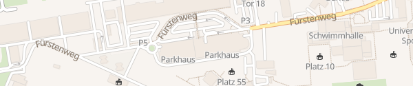Karte Parkhaus Flughafen Innsbruck