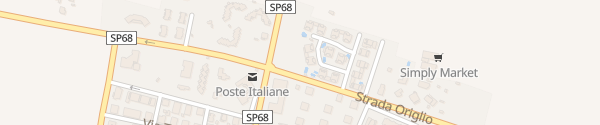 Karte Via Origlio Capalbio