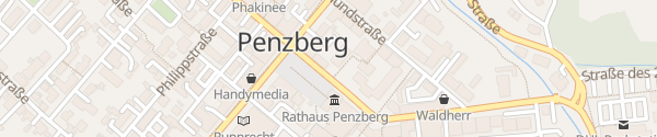 Karte Rathaus Penzberg