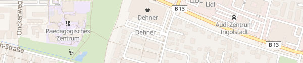 Karte Dehner Garten-Center Degenhartstraße Ingolstadt
