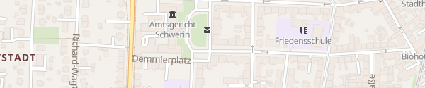 Karte Demmlerplatz Schwerin