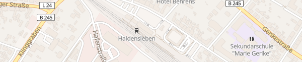 Karte WOBAU Bahnhofcenter Haldensleben