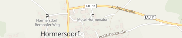 Karte Motel Hormersdorf Schnaittach