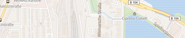 Karte Parkplatz Hauptbahnhof Schwerin