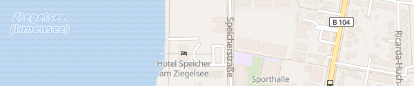 Karte Hotel Speicher am Ziegelsee Schwerin