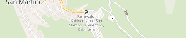 Karte P1 Kabinenbahn-Talstation Reinswald Sarntal