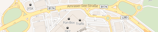 Karte DEZ Parkhaus Ost Innsbruck