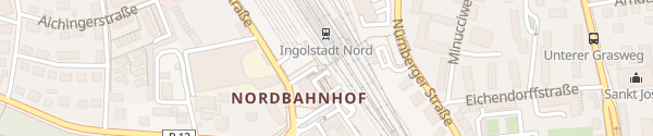 Karte Parkhaus Nordbahnhof Ingolstadt