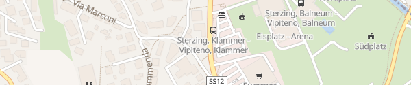 Karte Hotel Klammer Sterzing