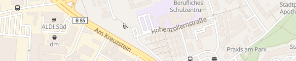 Karte Hohenzollernstraße Kulmbach