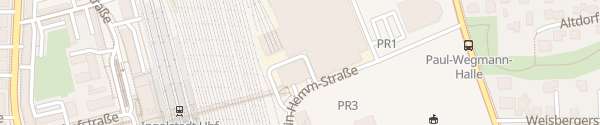 Karte Hauptbahnhof Ost Ingolstadt
