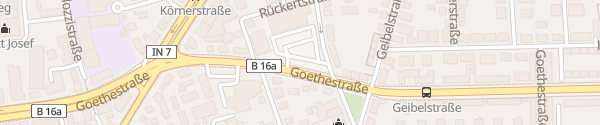 Karte Lidl Goethestraße Ingolstadt